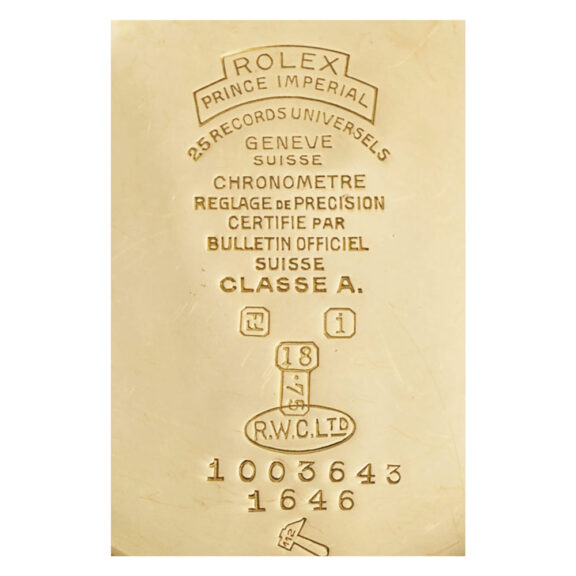 Swiss yellow gold two-tone dial chronometer watch Circa 1930 Swiss yellow gold two-tone dial chronometer watch Circa 1930