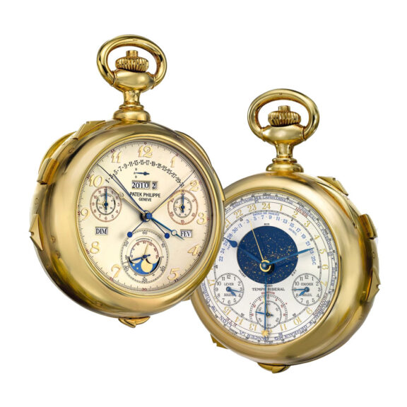 Unique Swiss gold astronomical and complicated watch Circa 1889 Unique Swiss gold astronomical and complicated watch Circa 1889