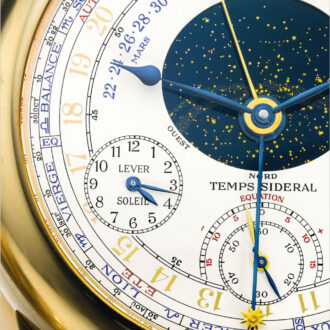 Unique Swiss gold astronomical and complicated watch Circa 1889 Unique Swiss gold astronomical and complicated watch Circa 1889