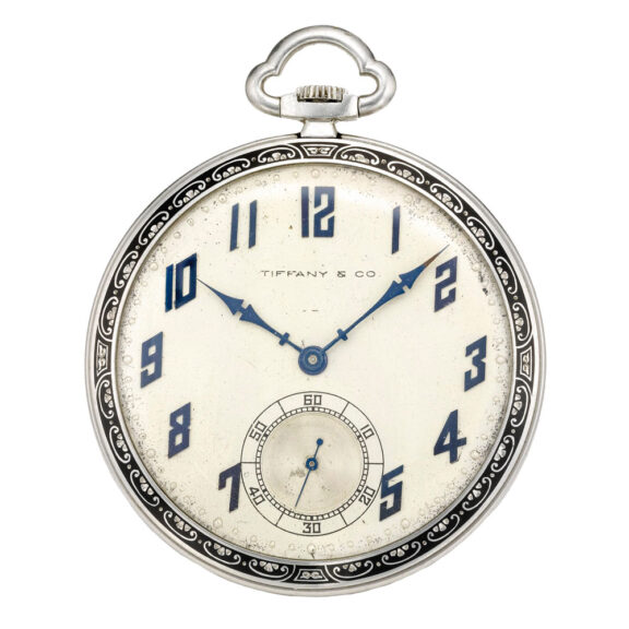 Fine Swiss platinum and enamel lever watch Circa 1900