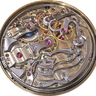 Swiss 18 carat gold astronomical pocket watch Circa 1911