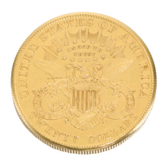Swiss 18 carat gold US twenty dollar coin watch Circa 1938