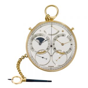 An unique and important English yellow gold watch Circa 1982