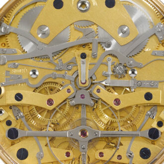 An unique and important English yellow gold watch Circa 1982