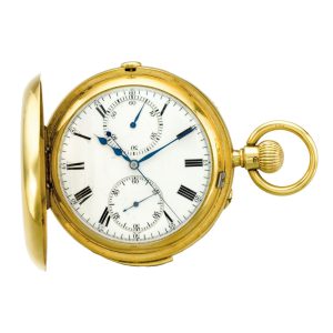 English 18 Carat gold minute repeating pocket watch Circa 1880