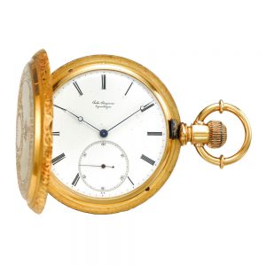 Danish pocket watch with pivoted detent escapement Circa 1880
