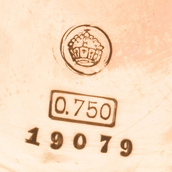 German 18K pink gold Glashütte calender watch Circa 1885 German 18K pink gold Glashütte calender watch Circa 1885