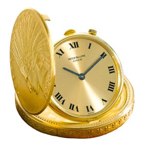 Swiss 18 carat gold US ten dollar coin watch Circa 1980