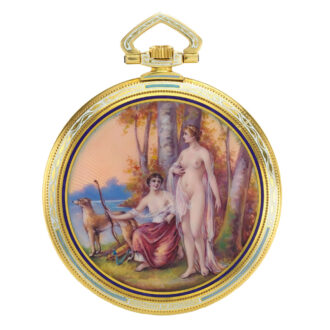 Swiss gold open faced 'Chronometre Vulcain' Circa 1925