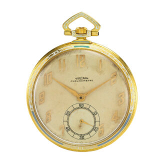 Swiss gold open faced 'Chronometre Vulcain' Circa 1925