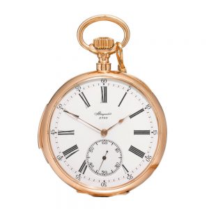 English pink gold minute repeating pocket watch Circa 1898