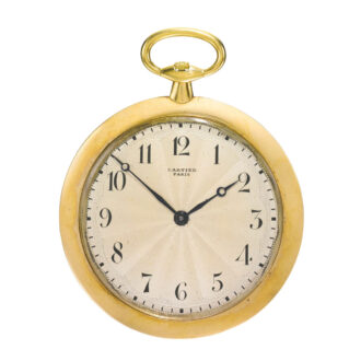 Ultra thin French yellow gold lever pocket watch Circa 1930