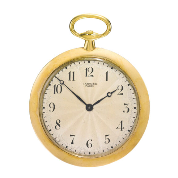 Ultra thin French yellow gold lever pocket watch Circa 1930