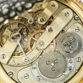 Swiss gold, diamonds watch for the Turkish market Circa 1890