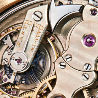 Swiss gold five minute repeating lever pocket watch Circa 1880