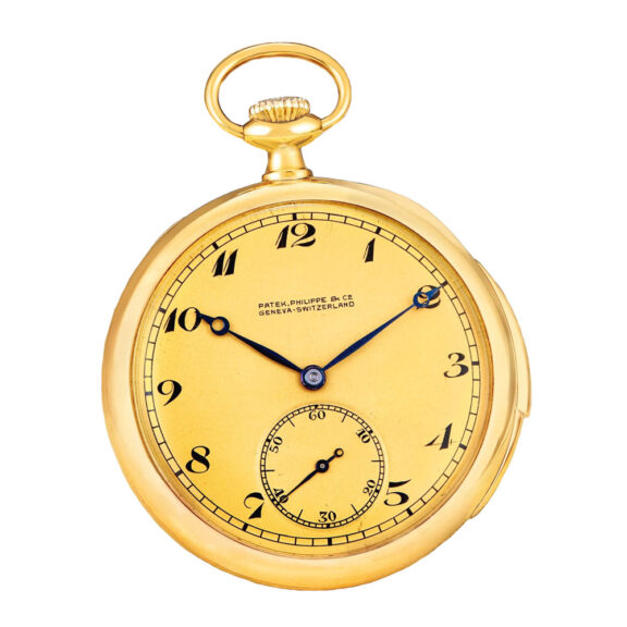 Swiss gold minute repeating lever pocket watch Circa 1917