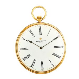 Swiss 18 carat gold open faced lever pocket watch Circa 1970