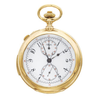Swiss gold five minute repeating pocket watch Circa 1890