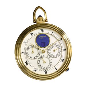 Swiss gold minute repeating open faced watch Circa 1888