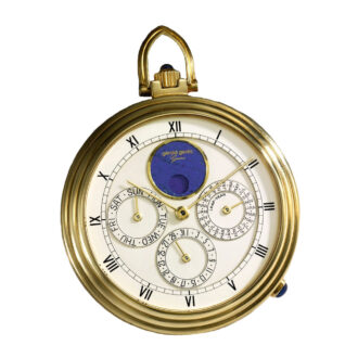 Swiss gold minute repeating open faced watch Circa 1888