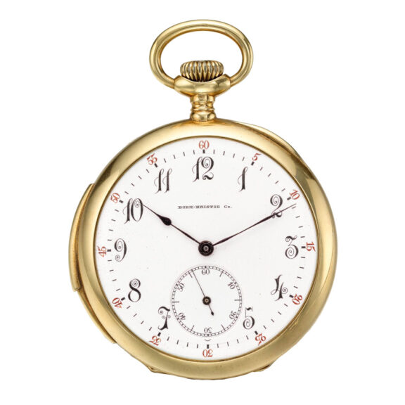 Swiss 18 carat gold minute repeating lever watch Circa 1910
