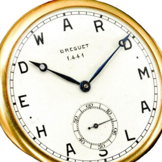 Swiss yellow gold minute repeating lever watch Circa 1926