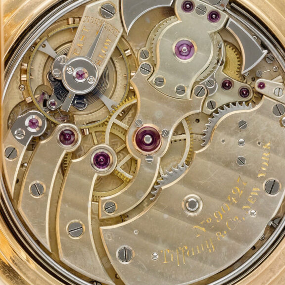 Swiss pink gold five minute repeating watch Circa 1892 Swiss pink gold five minute repeating watch Circa 1892