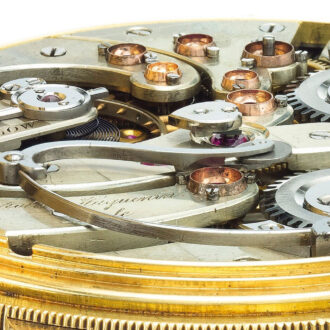 Swiss 18k gold hunting cased complicated watch Circa 1900