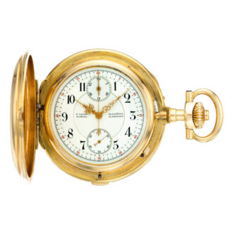 German hunting cased Glashütte lever watch Circa 1894