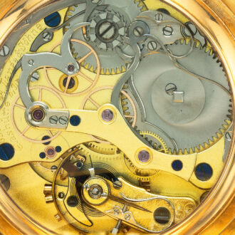 German hunting cased Glashütte lever watch Circa 1894