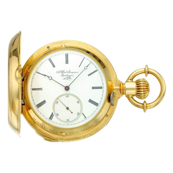 Danish gold repeating Sonnerie pocket watch Circa 1894