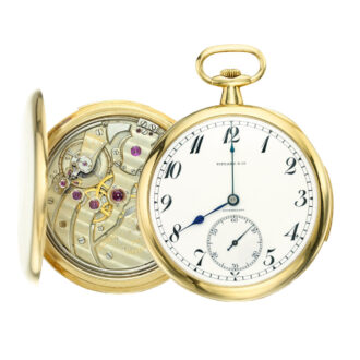 Swiss 18 carat gold minute repeating lever watch Circa 1910