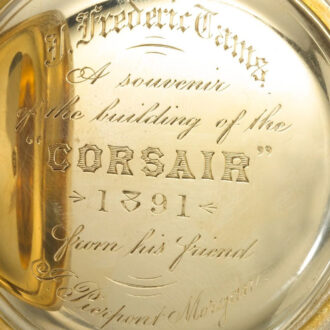 English gold minute repeater with chronograph Circa 1891