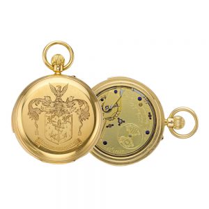 English 18k gold minute repeating lever watch Circa 1888
