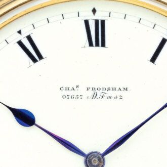 English 18k gold minute repeating lever watch Circa 1888