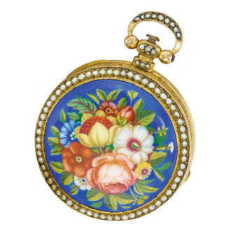 Swiss silver watch made for the Chinese market Circa 1860