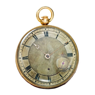 French yellow 18k gold quarter repeating watch Circa 1819