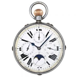 Oversized astronomical pocket watch Circa 1900