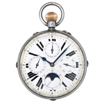 Oversized astronomical pocket watch Circa 1900