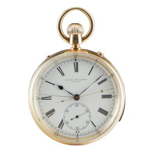 English minute repeating split second chronograph Circa 1884