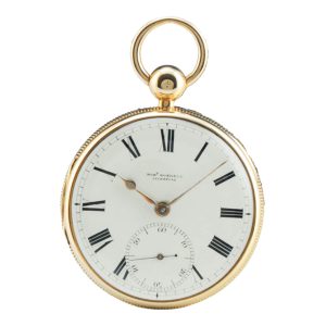 English gold Massey type II chronometer watch Circa 1825