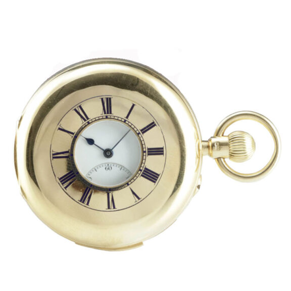 English minute repeating half hunter chronometer Circa 1895 English minute repeating half hunter chronometer Circa 1895