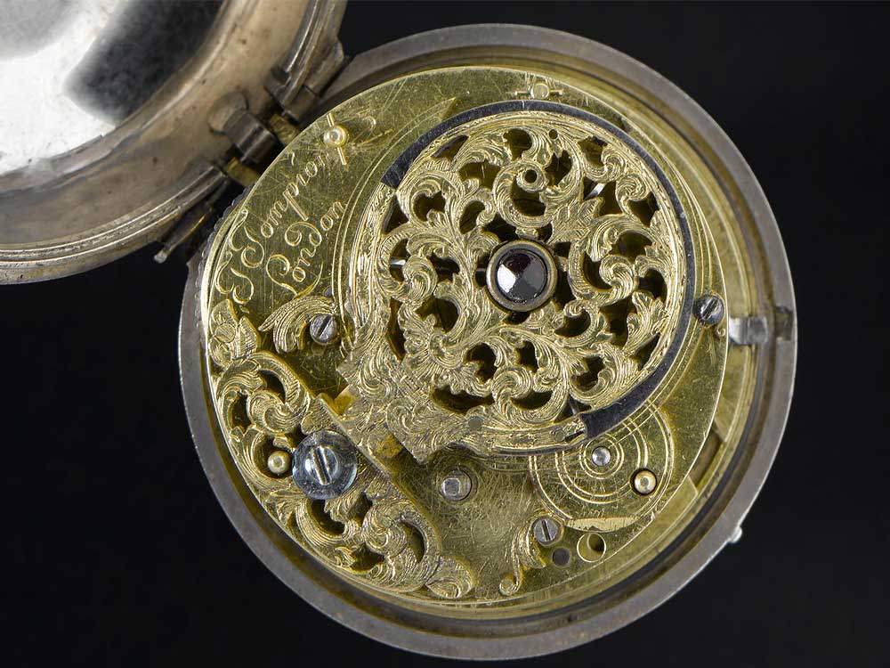 Cylinder escapement signed by T Tompion London