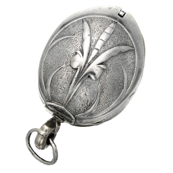 English silver verge watch in the form of a tulip bud Circa 1650 English silver verge watch in the form of a tulip bud Circa 1650