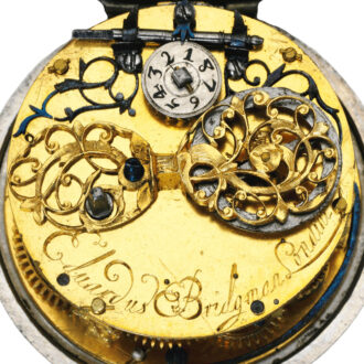 Rare English silver and shagreen verge pocket watch Circa 1670 Rare English silver and shagreen verge pocket watch Circa 1670