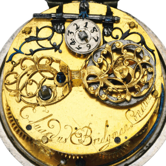 Rare English silver and shagreen verge pocket watch Circa 1670 Rare English silver and shagreen verge pocket watch Circa 1670