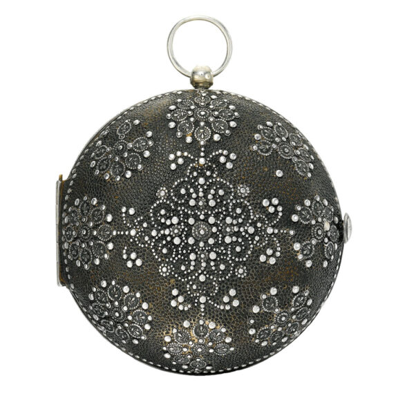 Rare English silver and shagreen pair cased verge Circa 1670 Rare English silver and shagreen pair cased verge Circa 1670