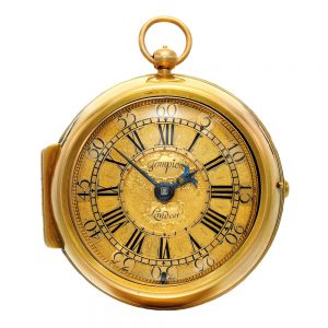 An English gold verge by Thomas Tompion Circa 1697-1713