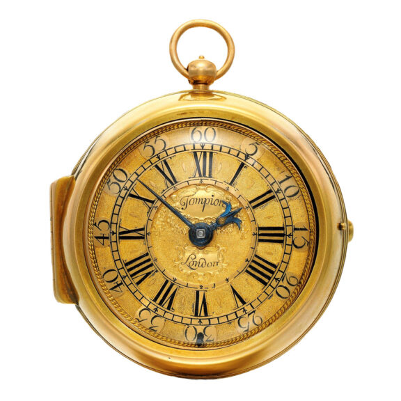 An English gold verge by Thomas Tompion Circa 1697-1713
