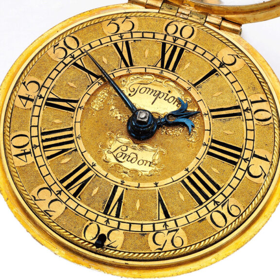 An English gold verge by Thomas Tompion Circa 1697-1713 An English gold verge by Thomas Tompion Circa 1697-1713